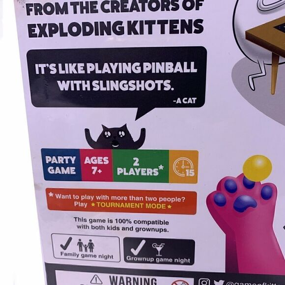 A Game of Cat & Mouth Board Pinball Game - Picture 4 of 5